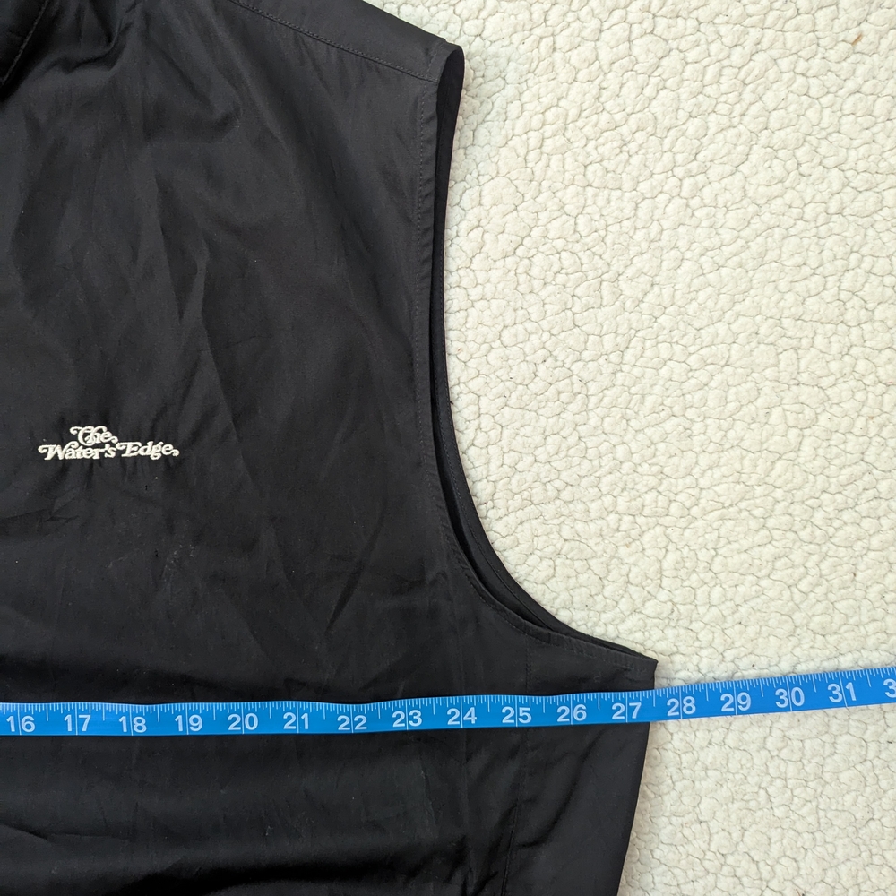 FootJoy Black Golf Sleeveless Jacket - Picture 6 of 7